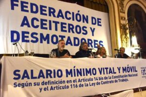 “Aceiteros y desmotadores vamos a ir a la huelga cuando este gobierno quiera avanzar contra los derechos laborales”