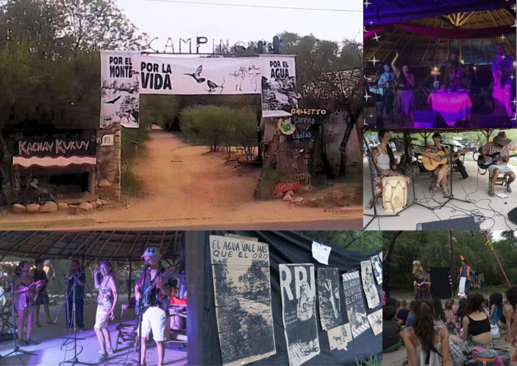 Festival organizado por los vecinos en lucha por el monte
